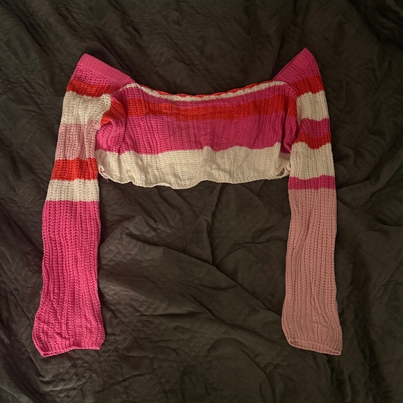Colorful Striped Women's Sweater - Picture 1 of 1